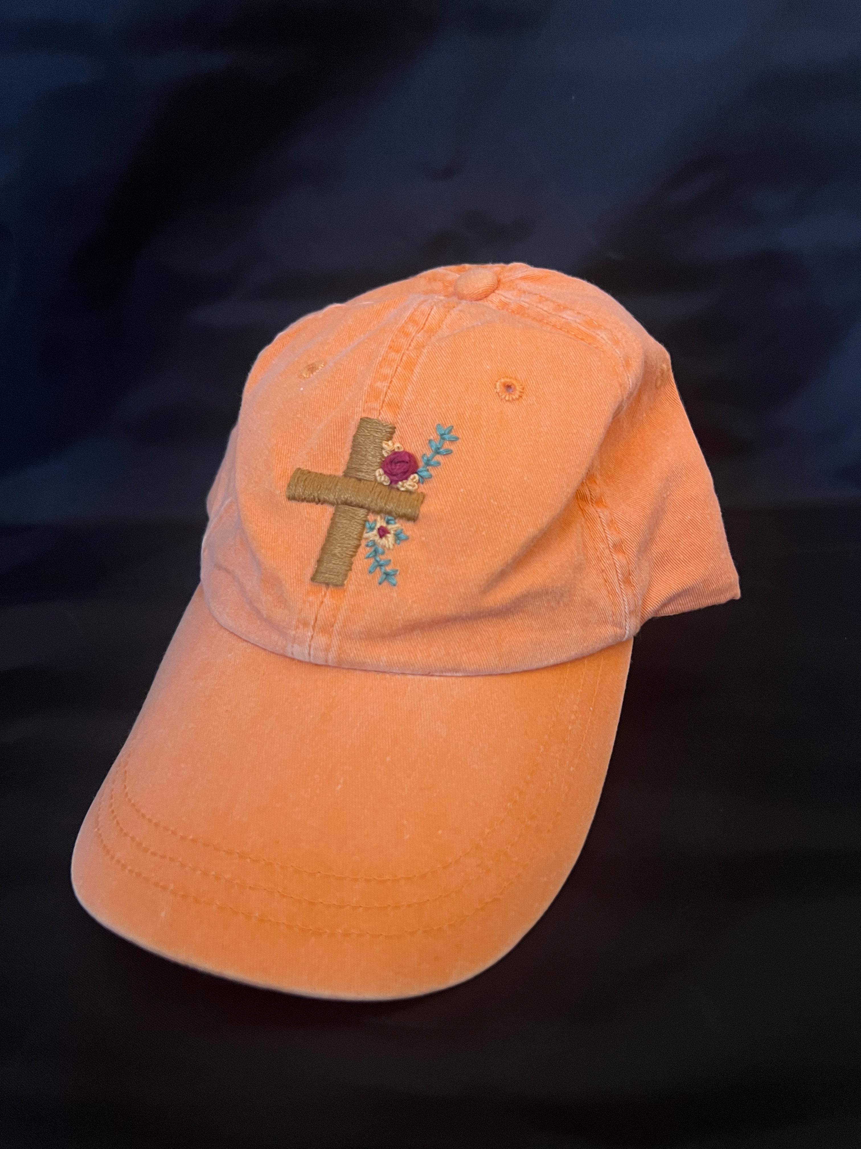 The Shepherd Stitch Hat - Orange Heather