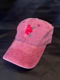 The Shepherd Stitch Hat - Red Heather
