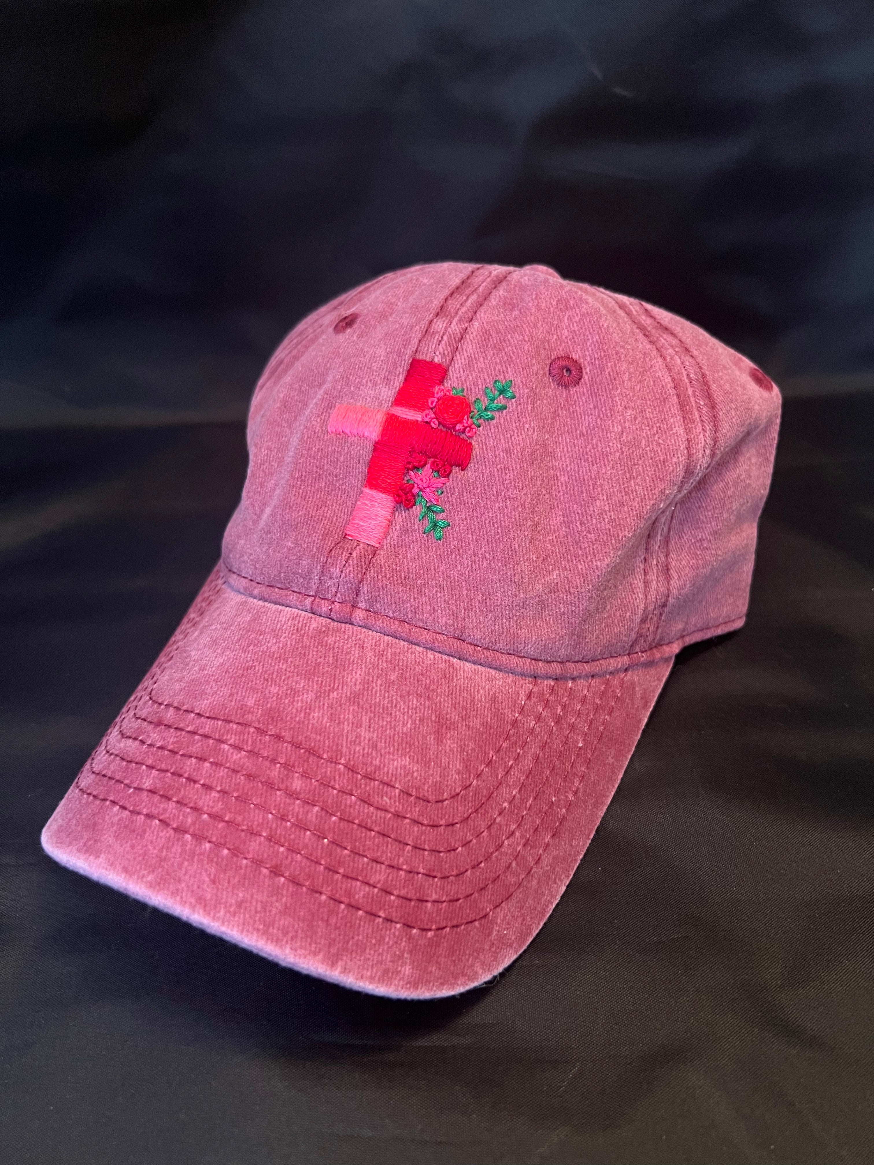 The Shepherd Stitch Hat - Red Heather