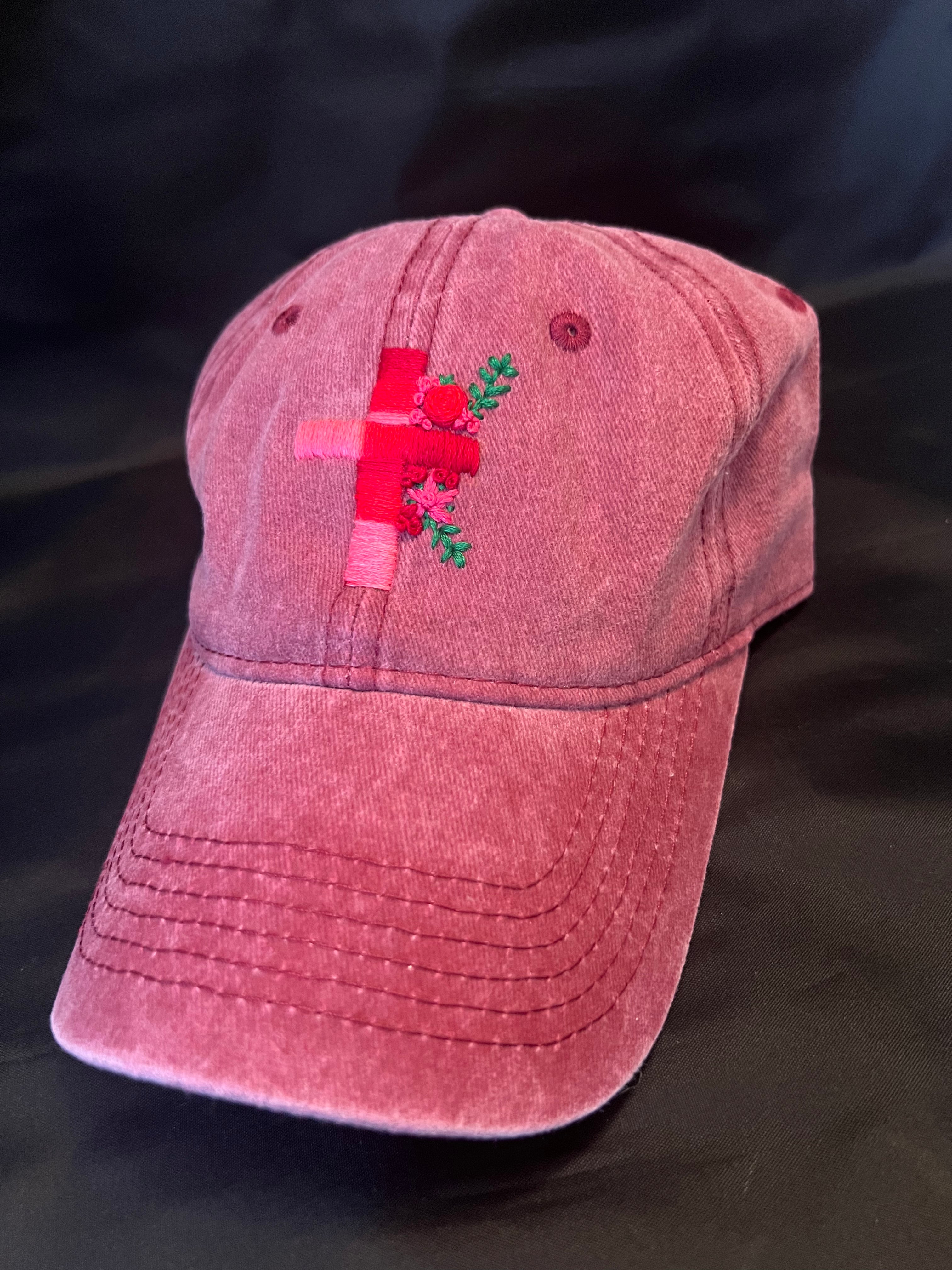 The Shepherd Stitch Hat - Red Heather