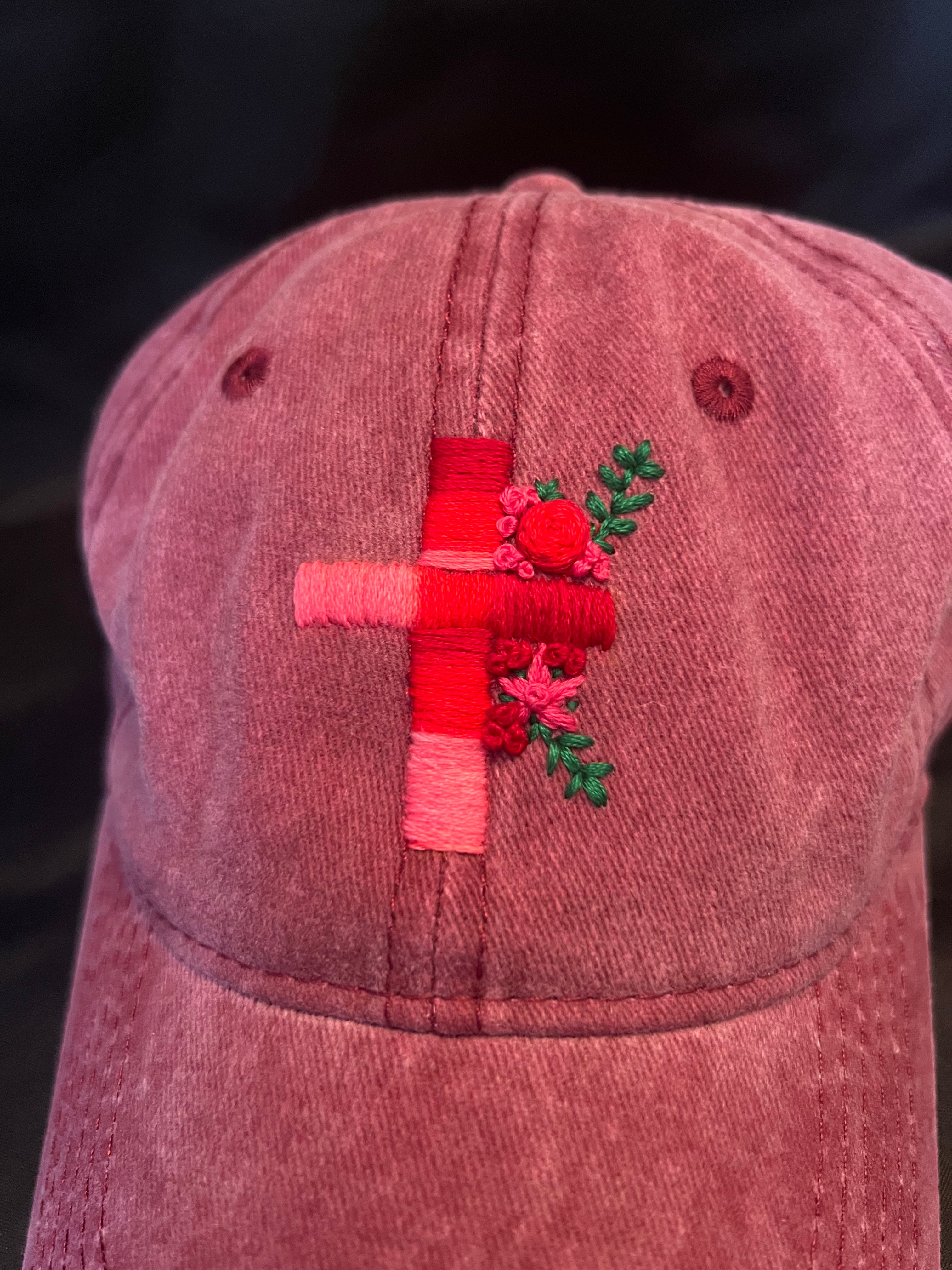 The Shepherd Stitch Hat - Red Heather
