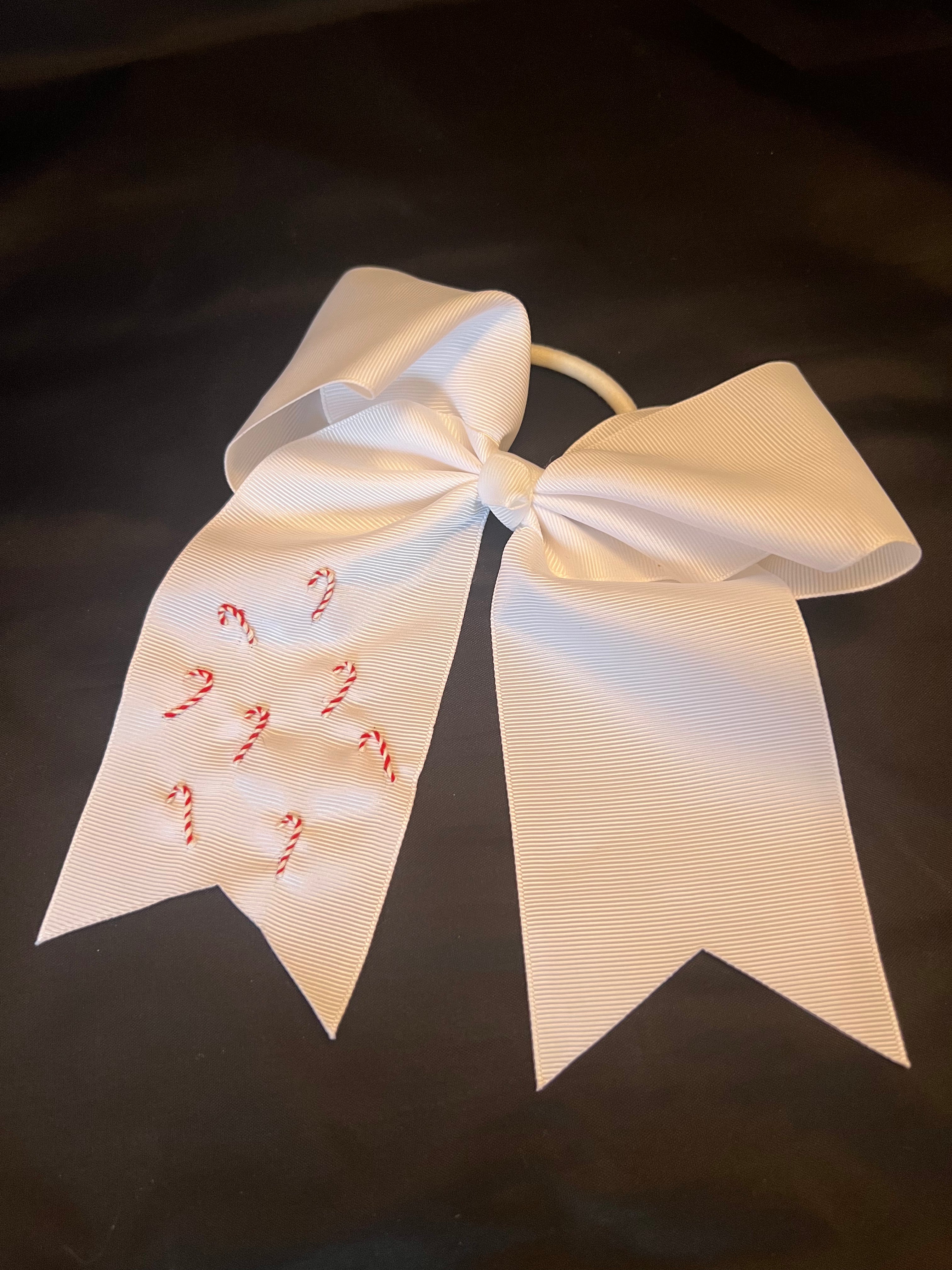 Stitched for the Christmas Season Hair Bow