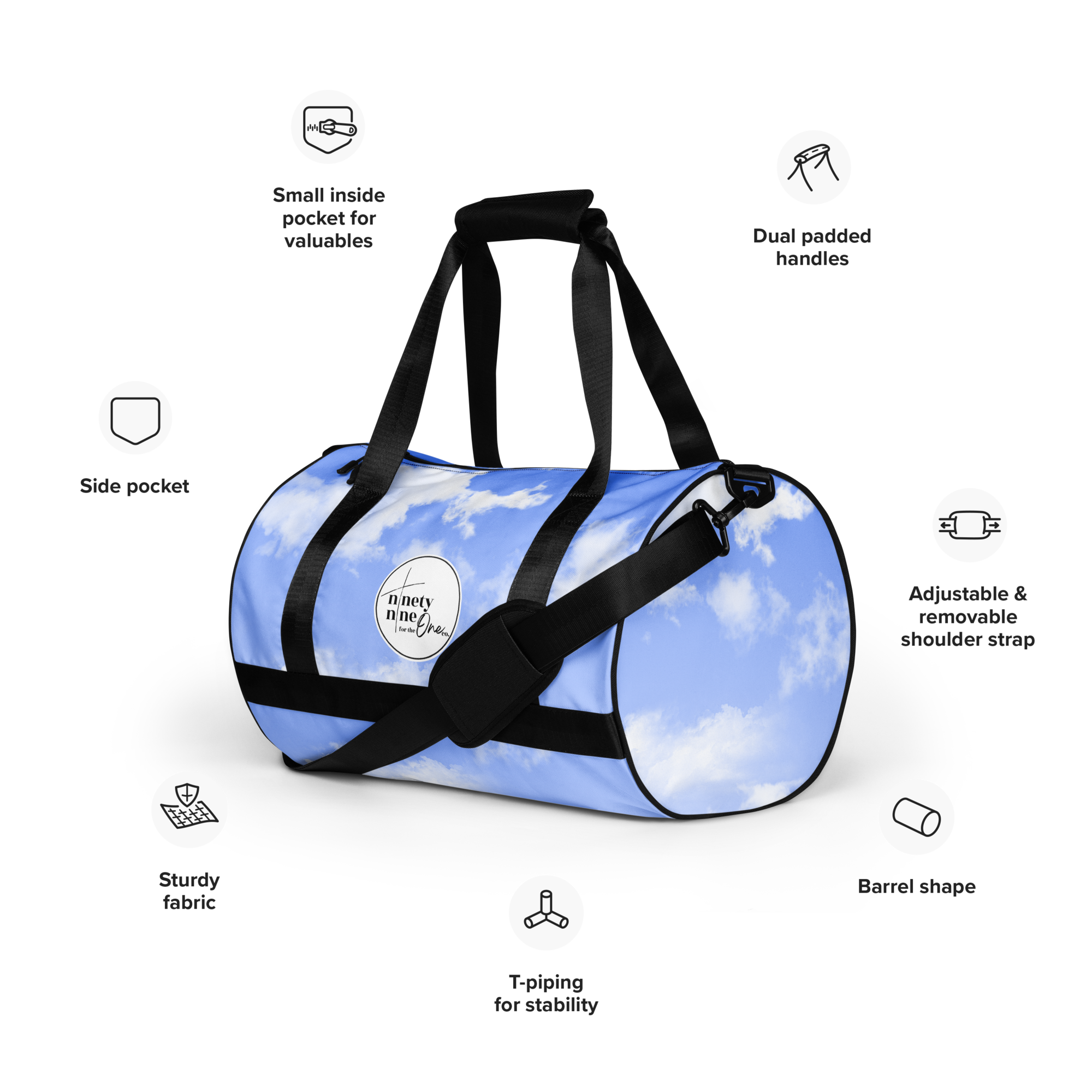 Our Body His Temple Gym Bag