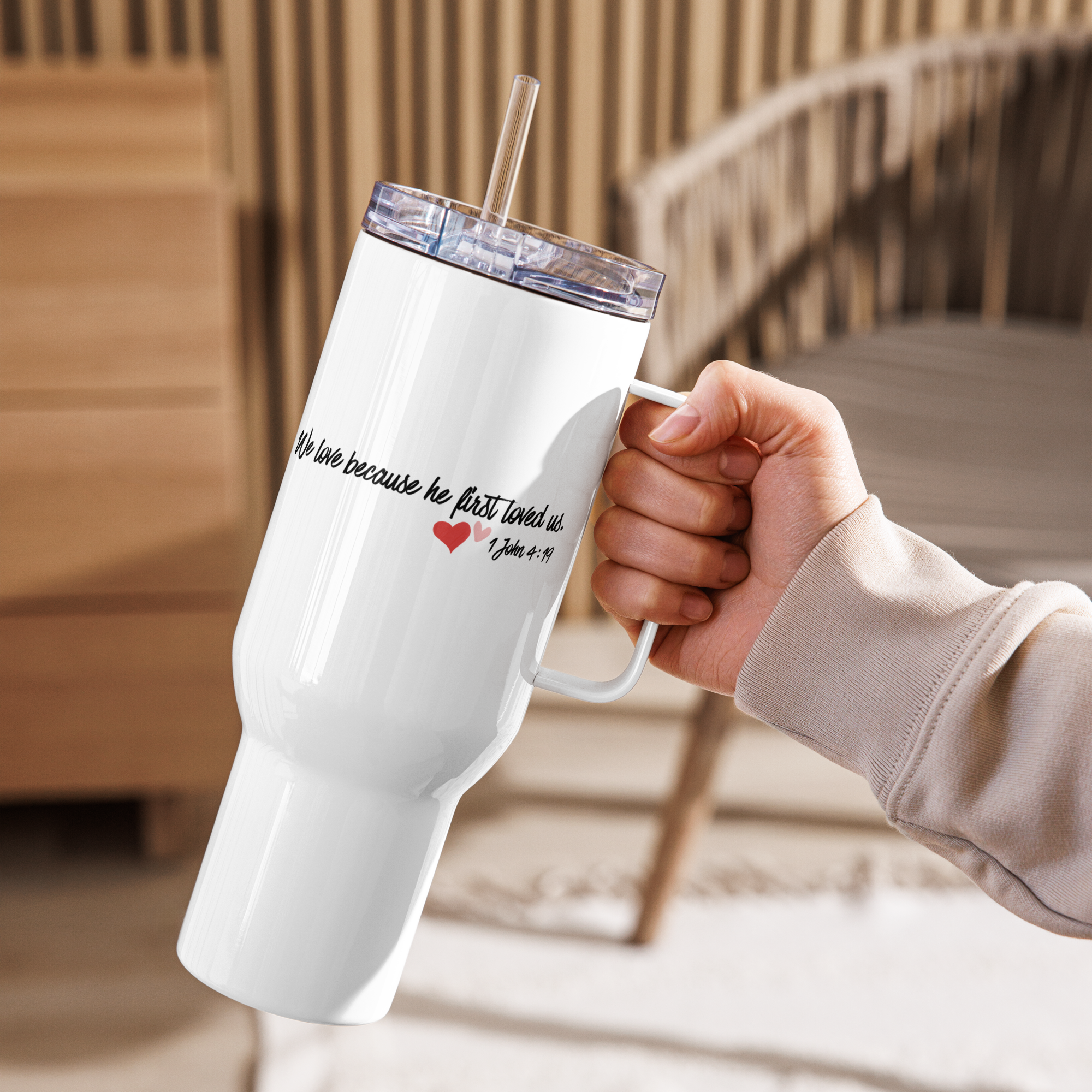 His Love Travel Mug