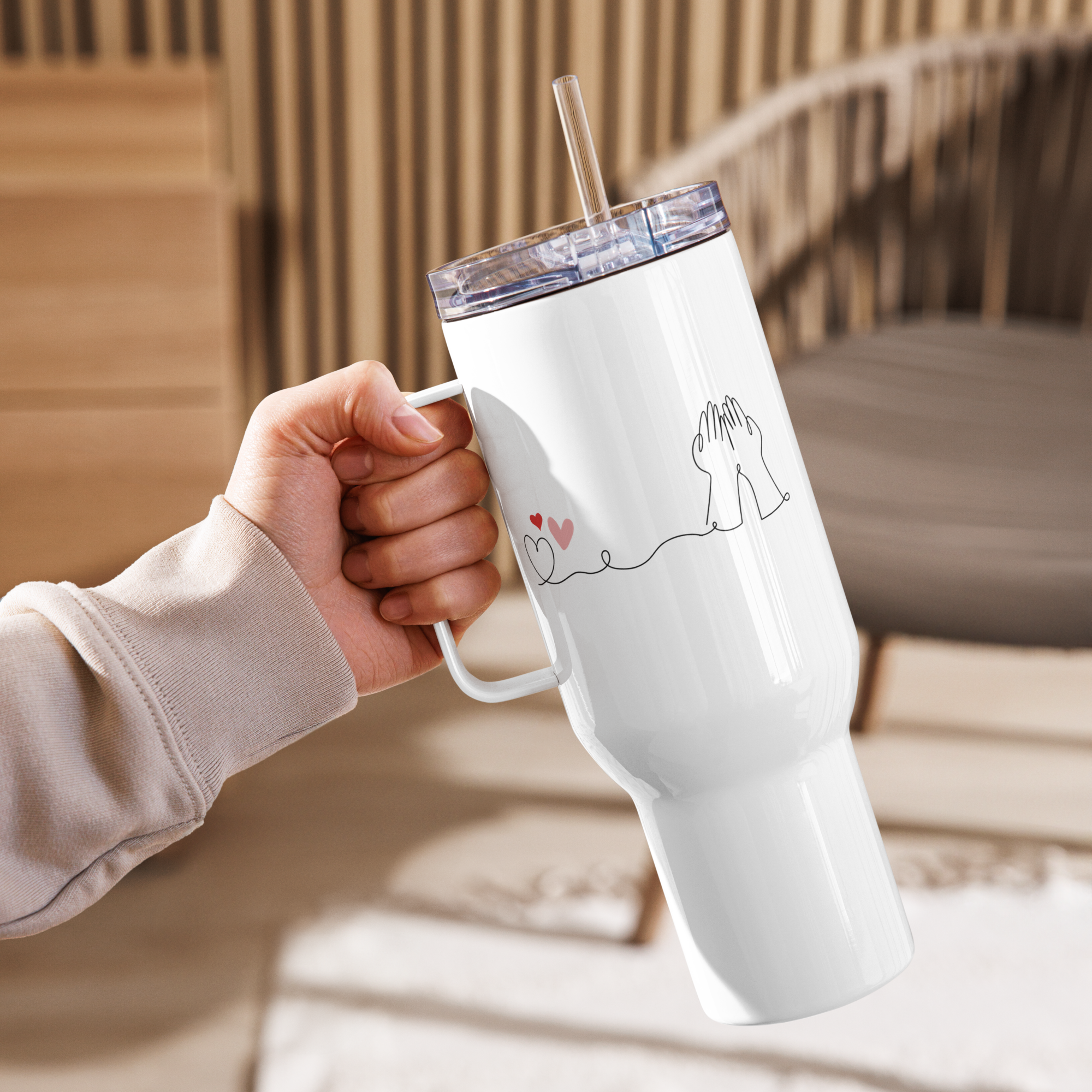 His Love Travel Mug