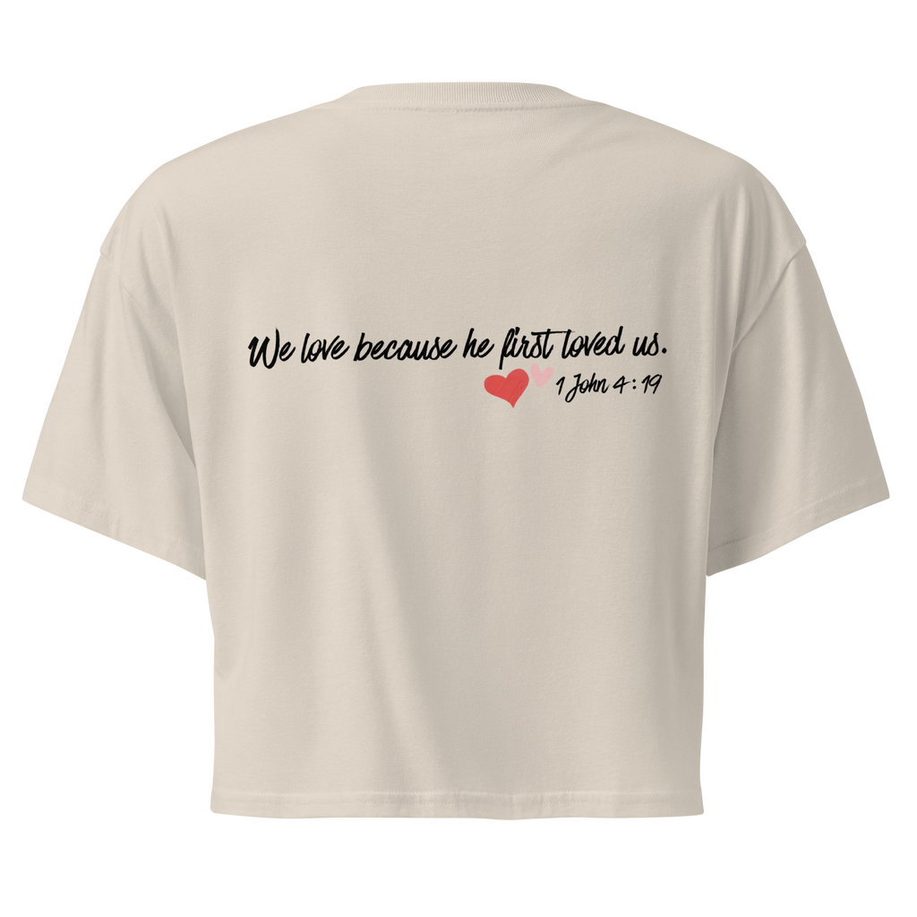 His Love Crop Tee