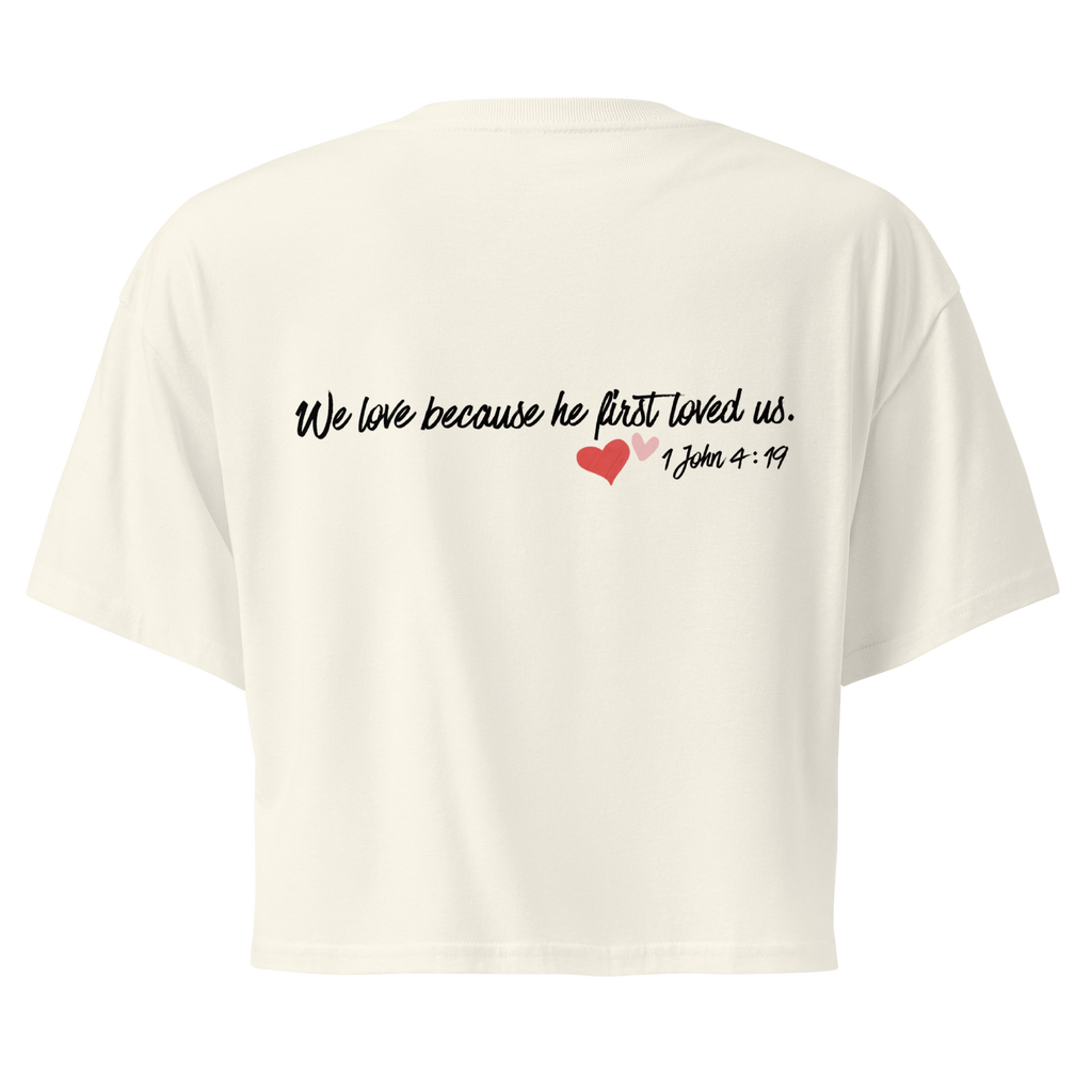 His Love Crop Tee