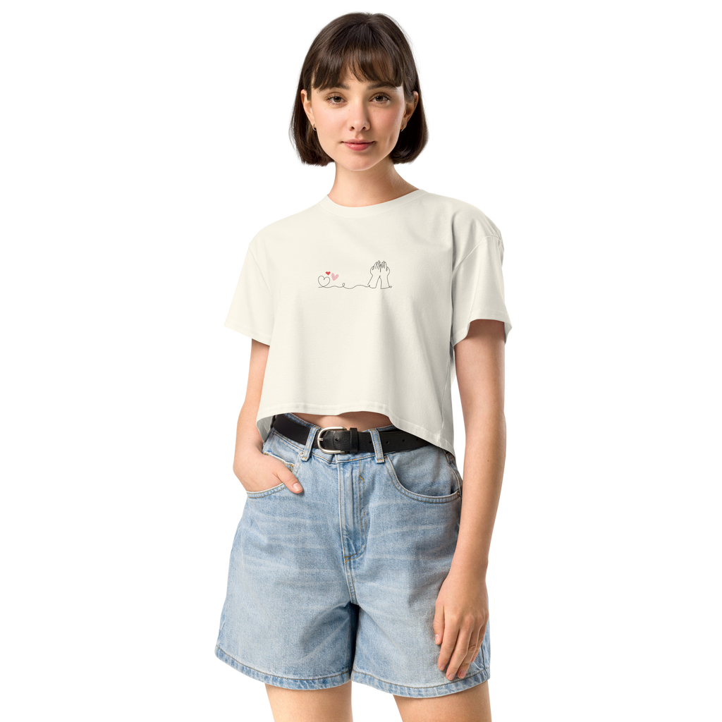 His Love Crop Tee