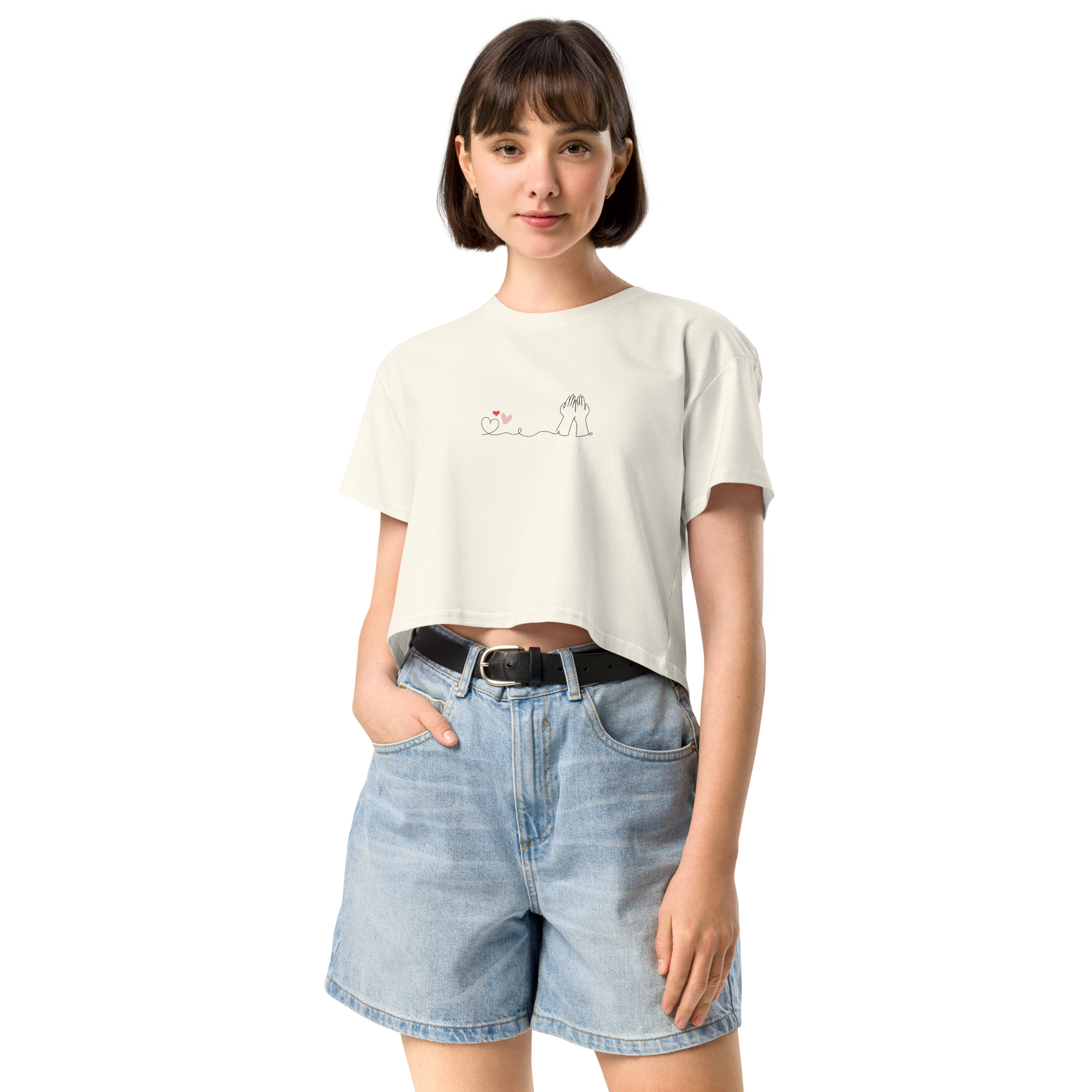 His Love Crop Tee