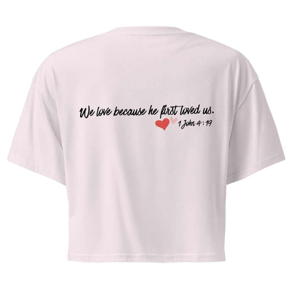 His Love Crop Tee