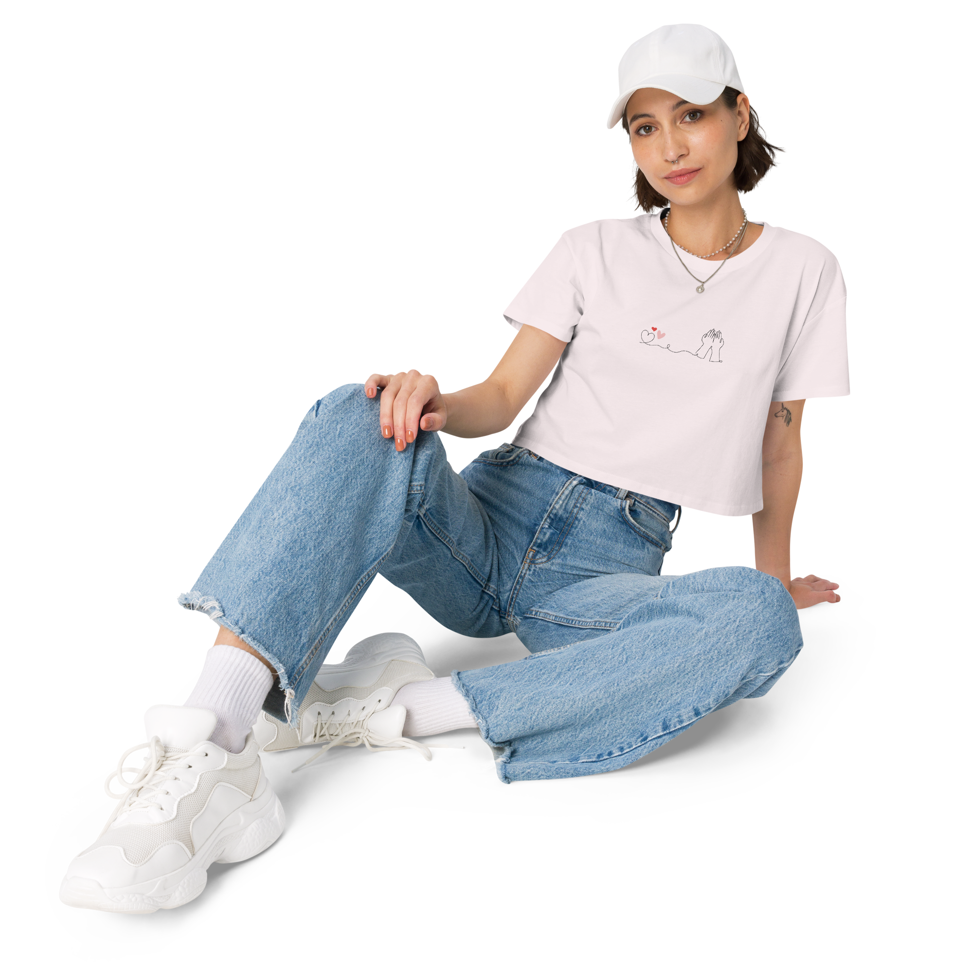 His Love Crop Tee