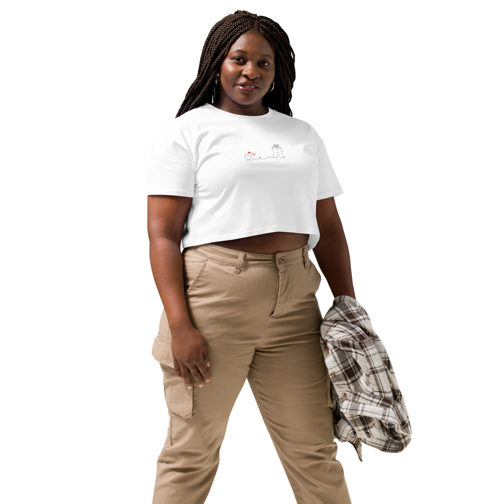 His Love Crop Tee