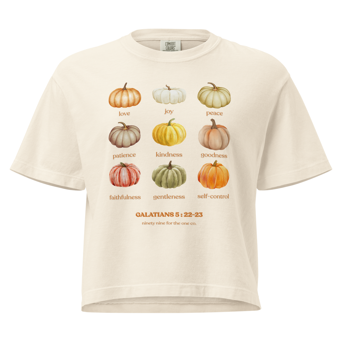 Fruit of the Spirit Pumpkin Boxy Tee